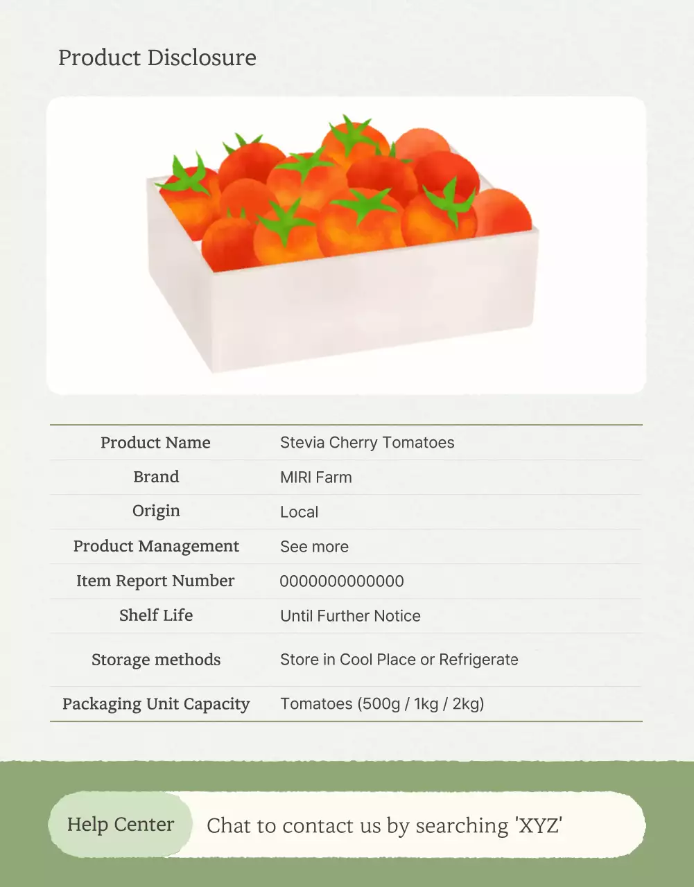 Promoção da venda de tomates-cereja simples em Marfim e Lótus