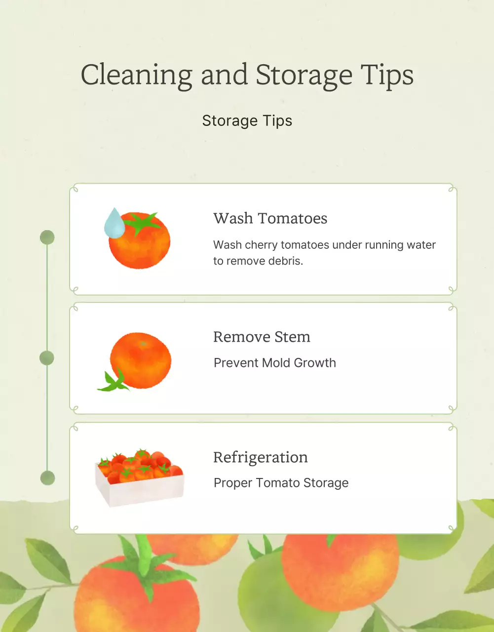 Promoção da venda de tomates-cereja simples em Marfim e Lótus