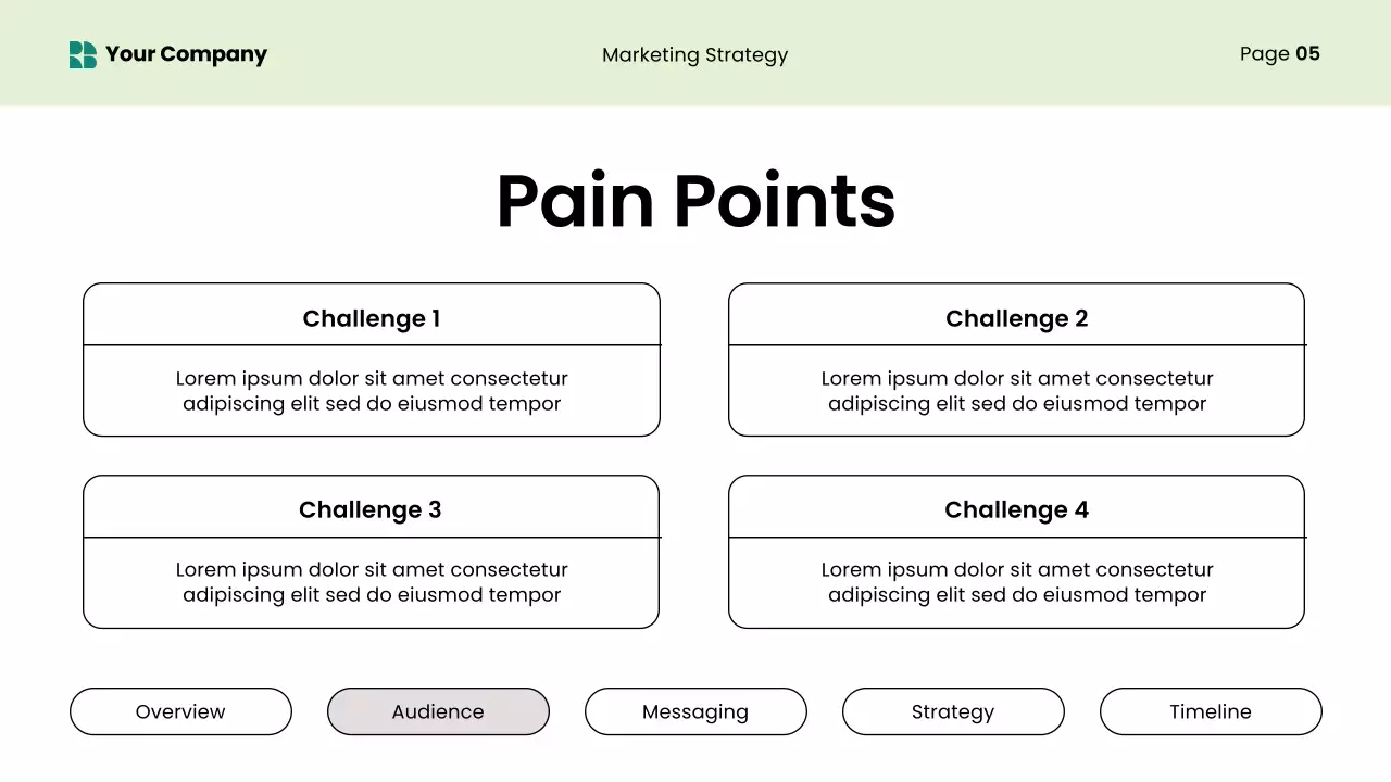 Green Modern Content Marketing Strategy Presentation