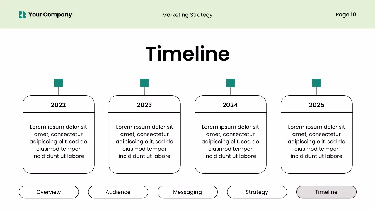 Green Modern Content Marketing Strategy Presentation