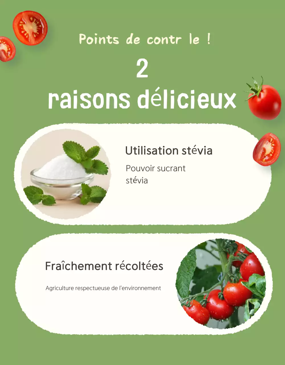 Promouvoir la vente des tomates cerises Ivory et Lotus beautiful