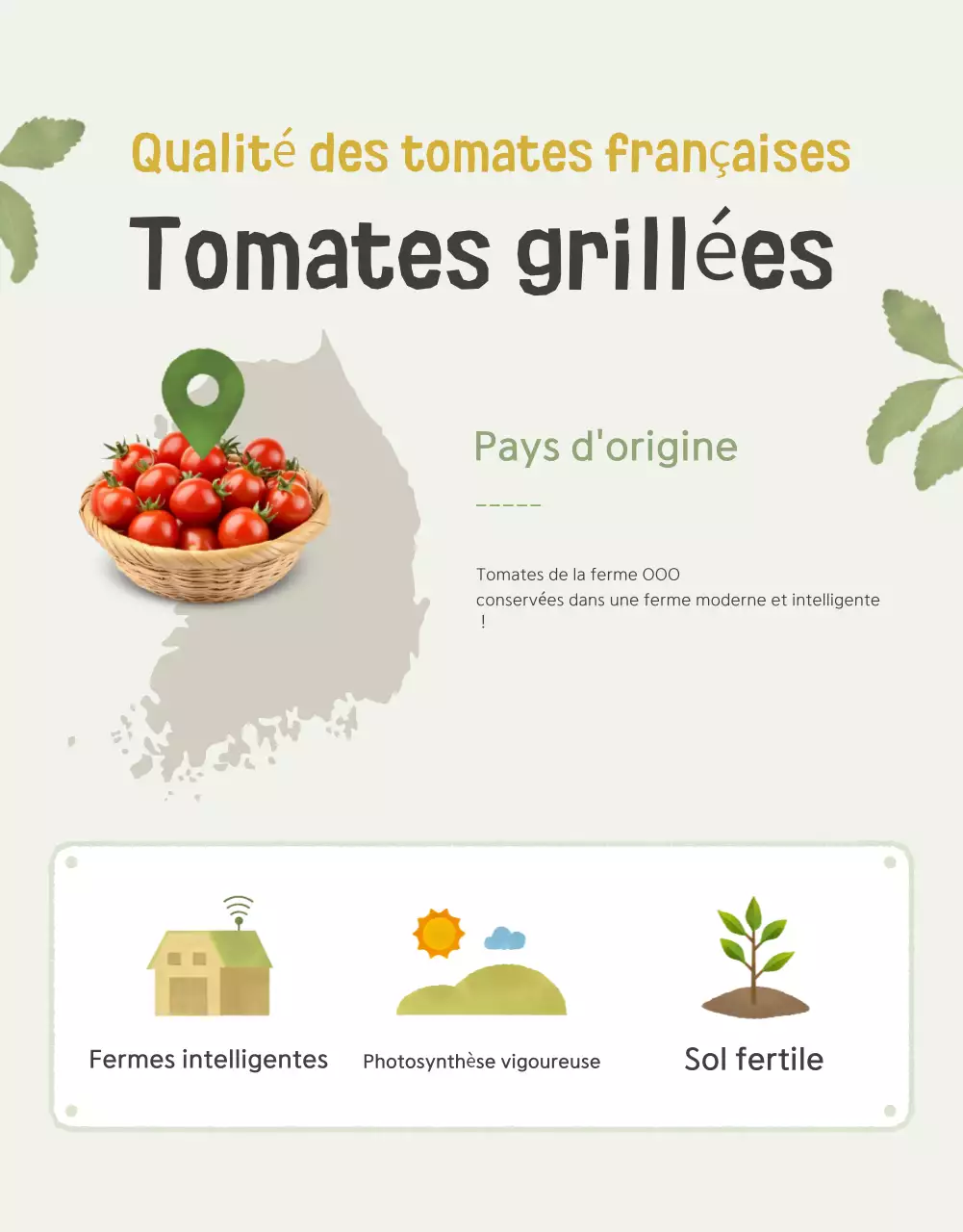 Promouvoir la vente des tomates cerises Ivory et Lotus beautiful