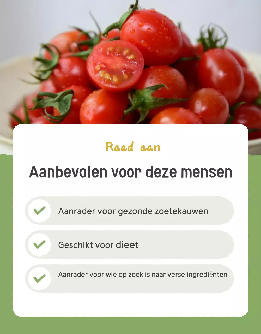 De verkoop van Ivory en Lotus prachtige kerstomaten promoten