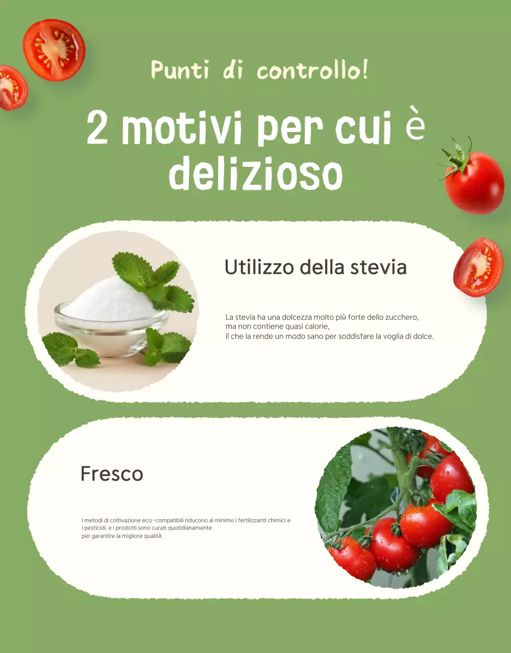 Promozione della vendita dei pomodori ciliegini Ivory e Lotus beautiful