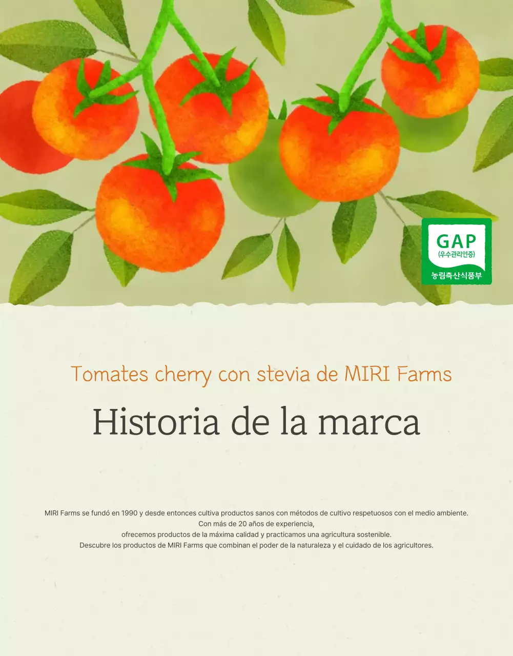 Promoción de la venta de tomates cherry simples en Ivory y Lotus