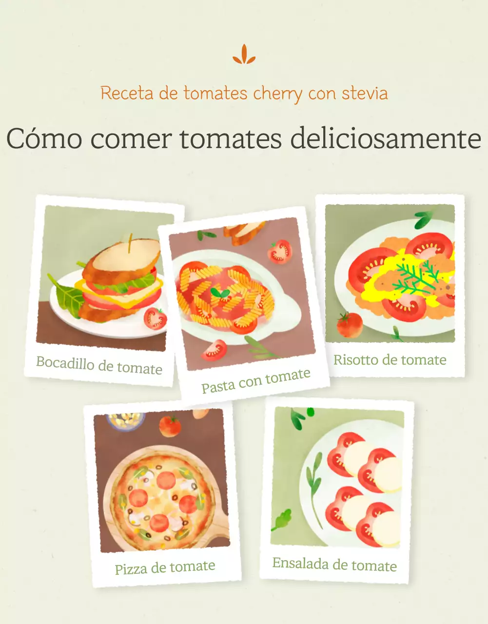 Promoción de la venta de tomates cherry simples en Ivory y Lotus