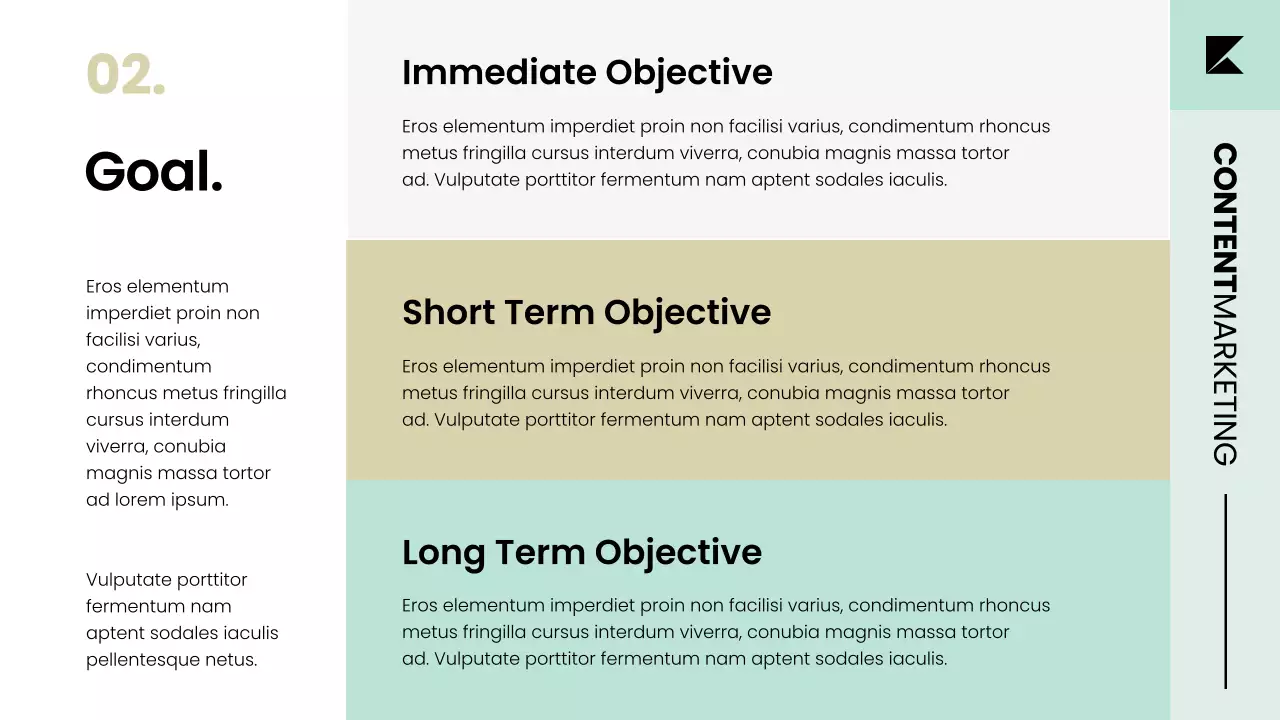 Muted Content Marketing Plan Strategy Presentation