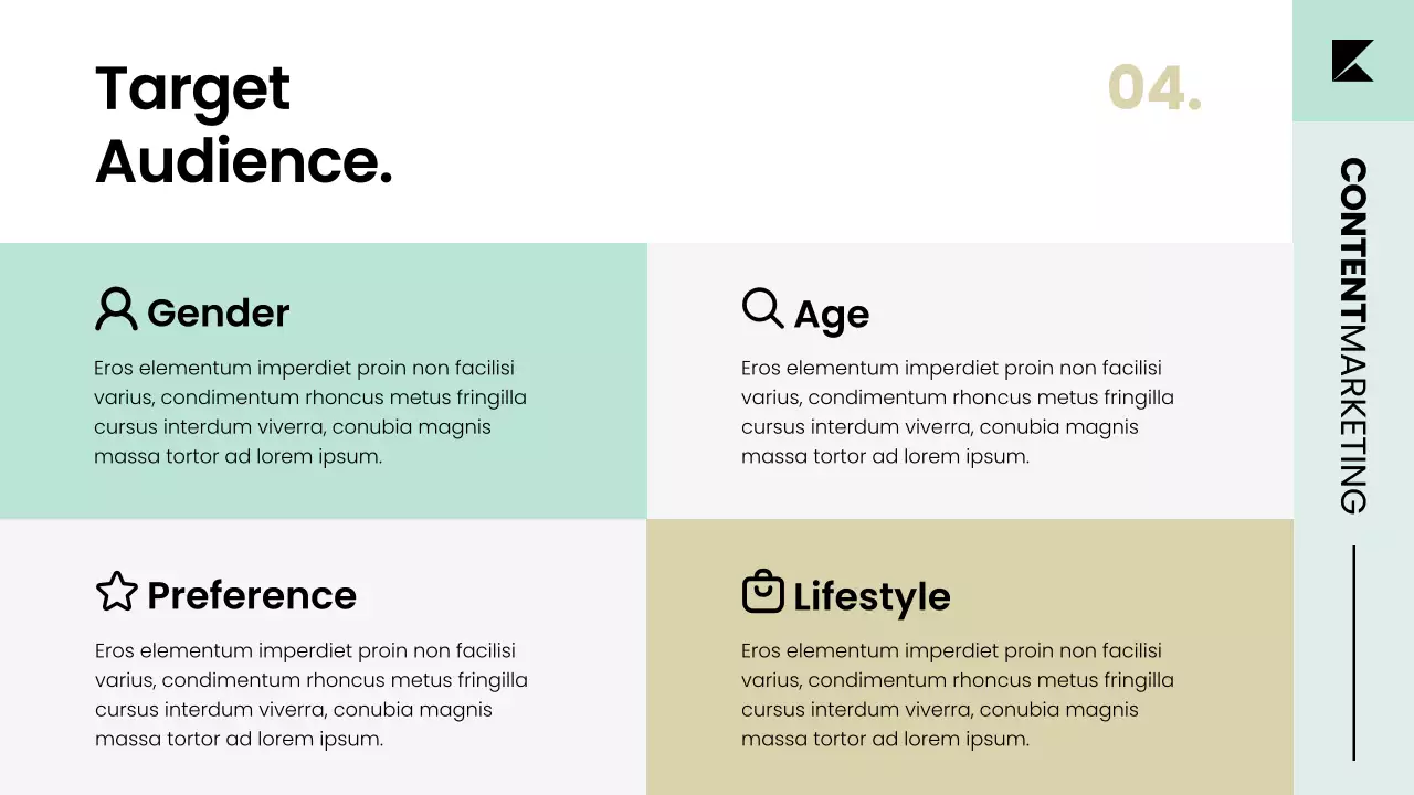 Muted Content Marketing Plan Strategy Presentation