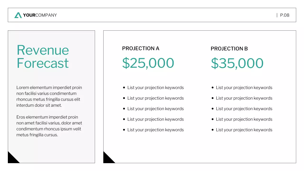 Teal Modern Financial Planning Strategy Presentation