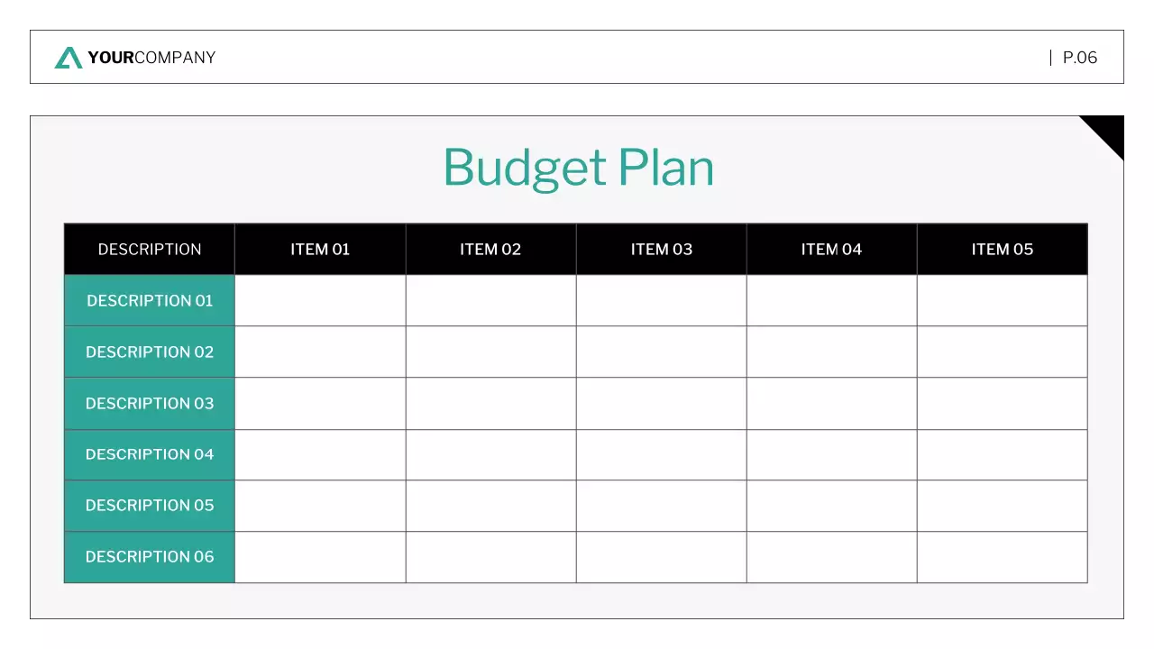Teal Modern Financial Planning Strategy Presentation