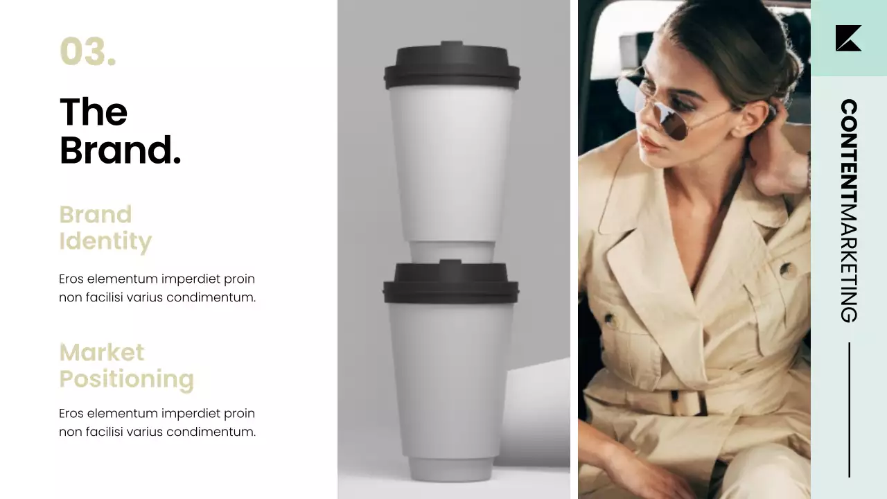 Muted Content Marketing Plan Strategy Presentation