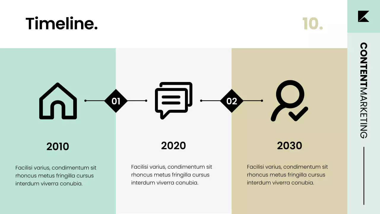 Muted Content Marketing Plan Strategy Presentation