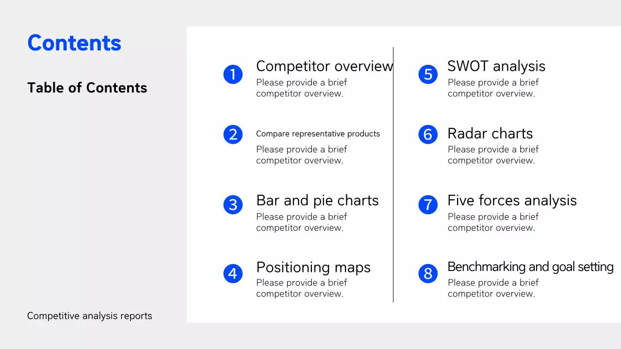 Blue Modern Business Reports