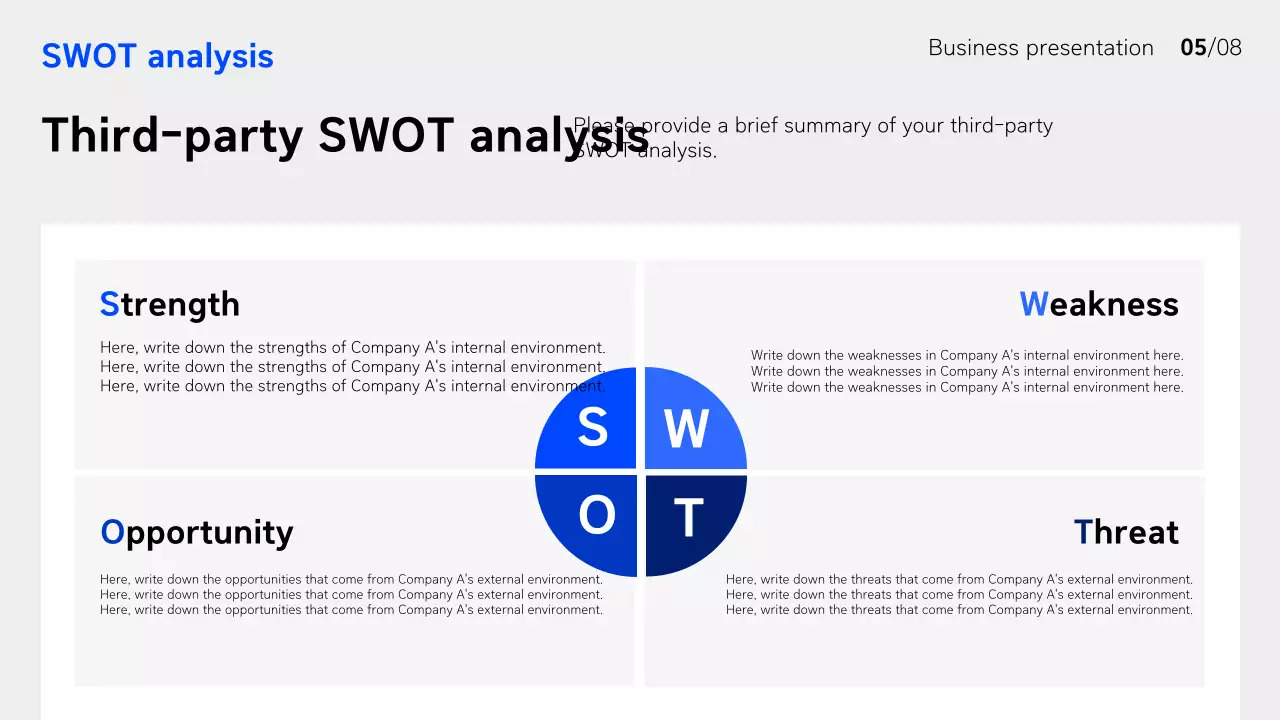 Blue Modern Business Reports