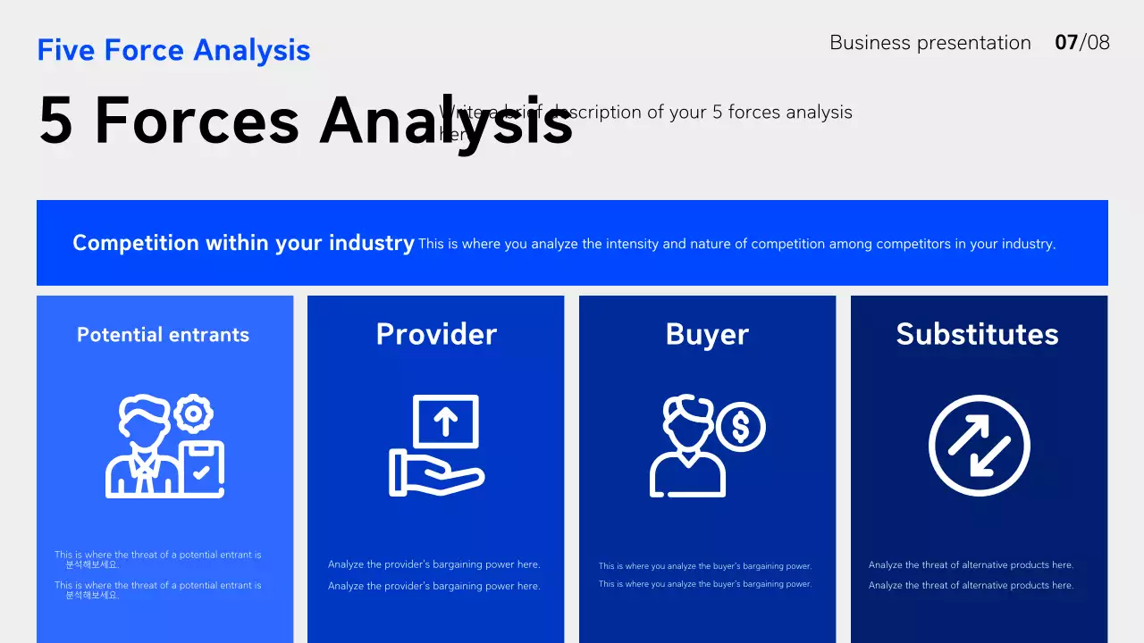 Blue Modern Business Reports