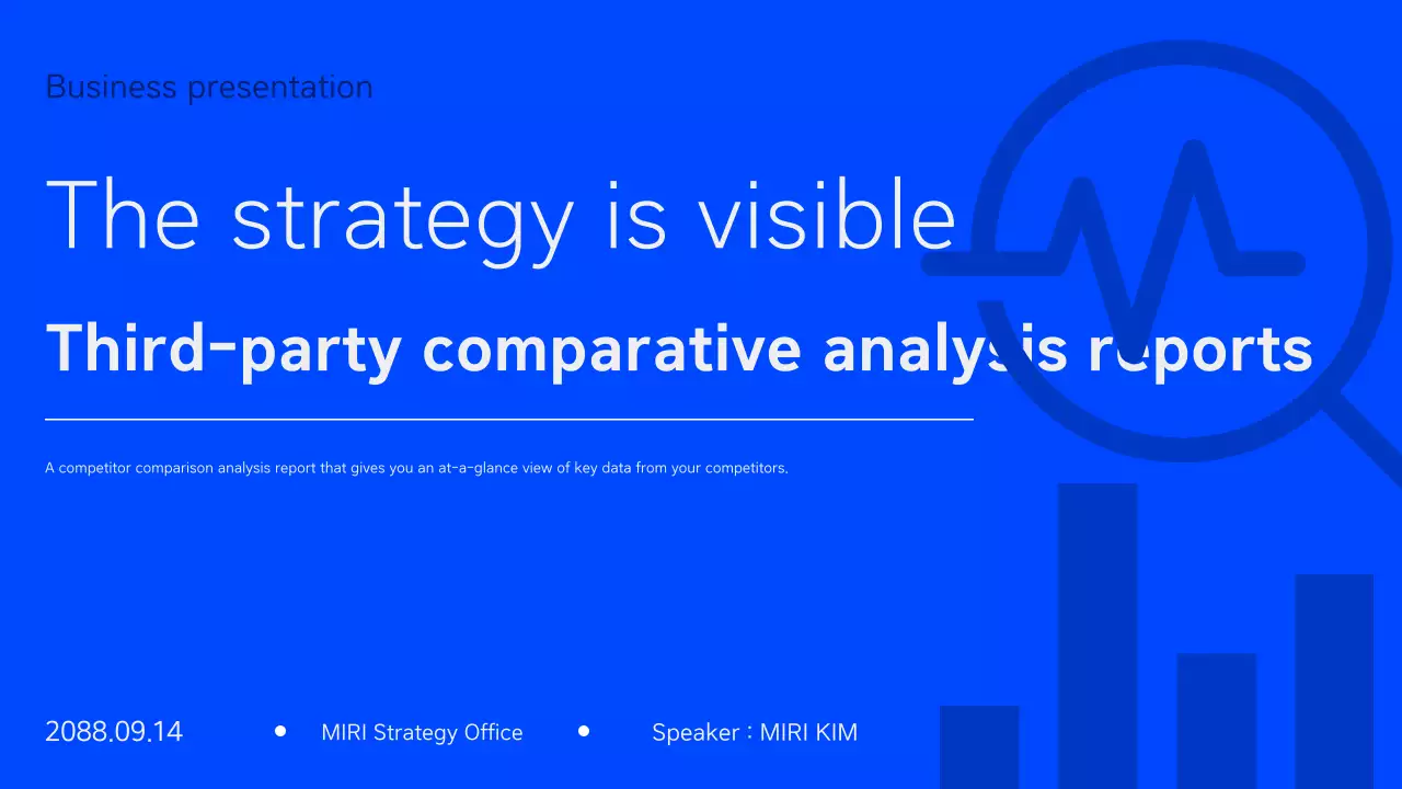 Blue Modern Business Reports