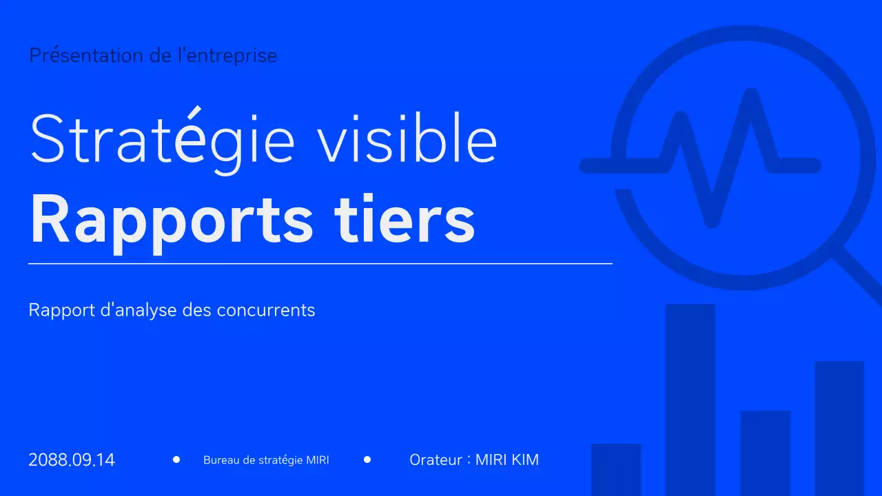 Rapport sur les entreprises modernes bleues