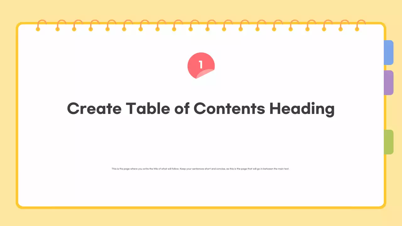 Yellow Simple template description