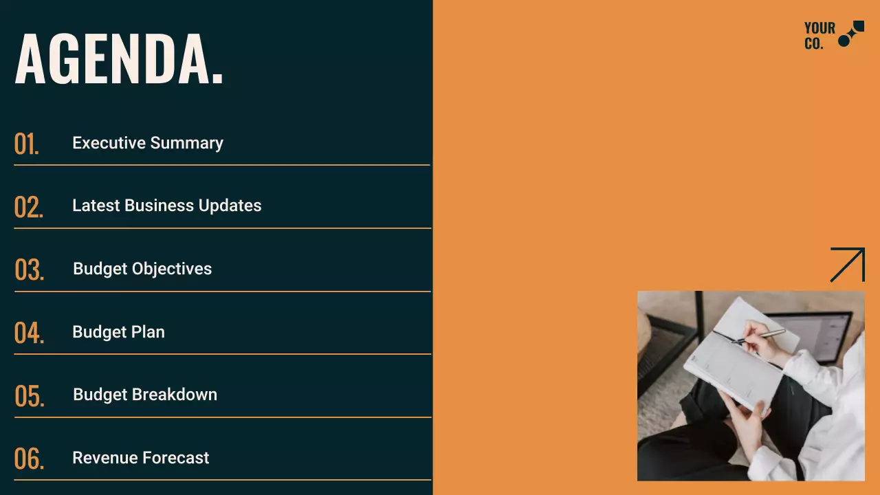 Teal Modern Budget Planner Guide Presentation