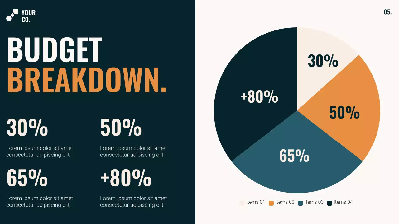 Teal Modern Budget Planner Guide Presentation