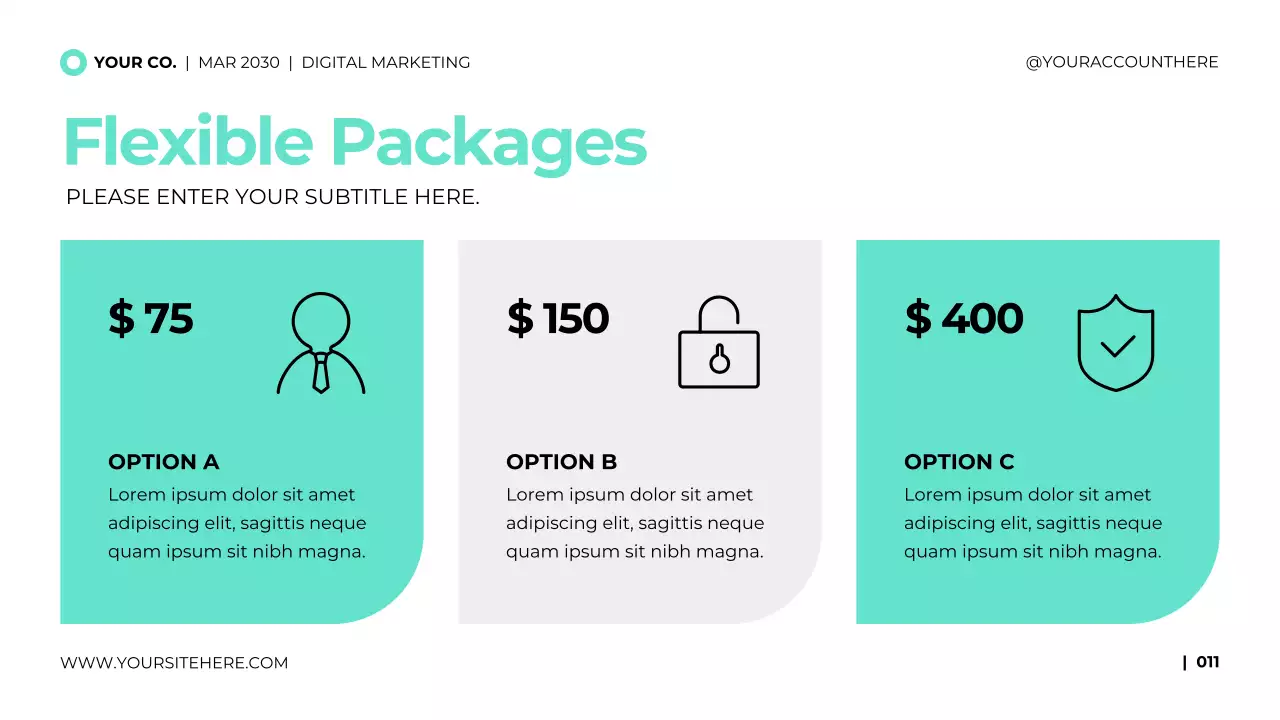 Teal Vibrant Digital Marketing Presentation