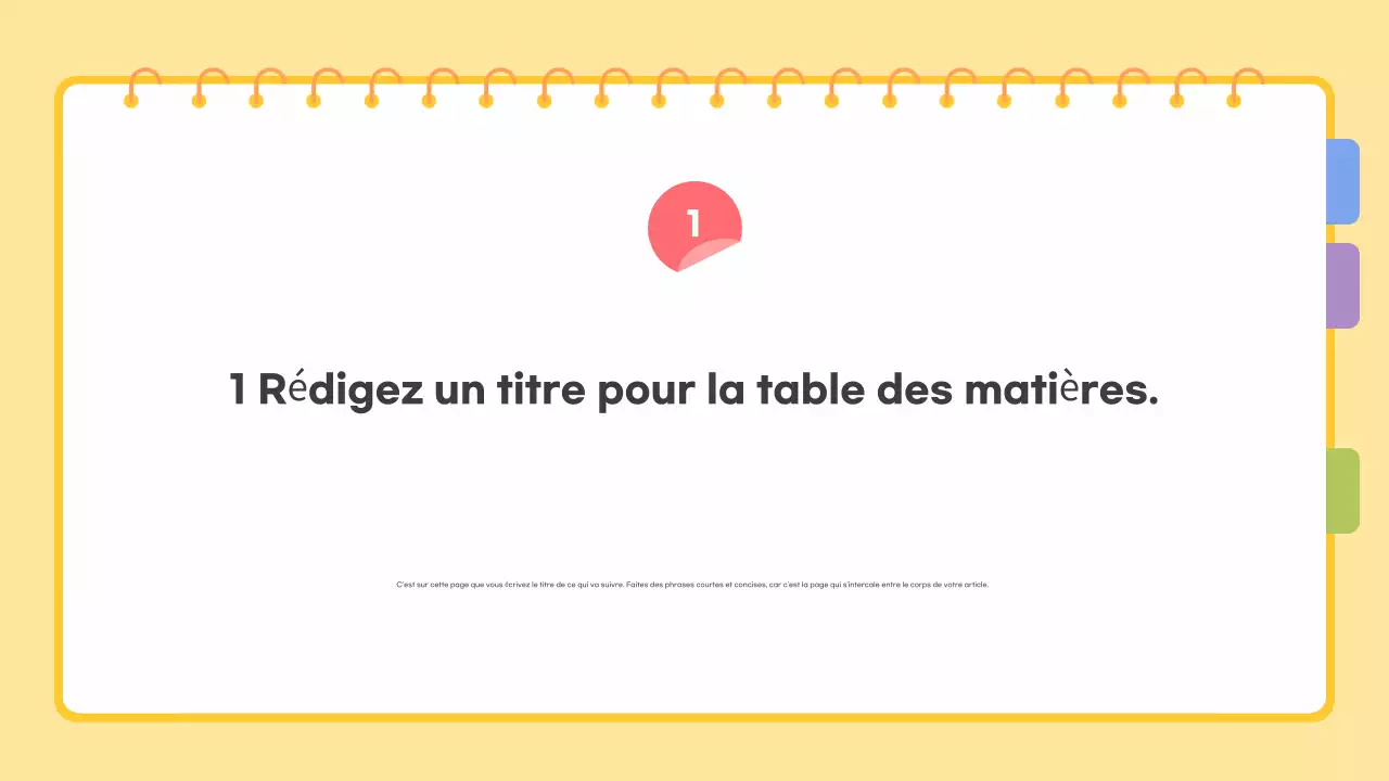 Jaune Description du modèle simple