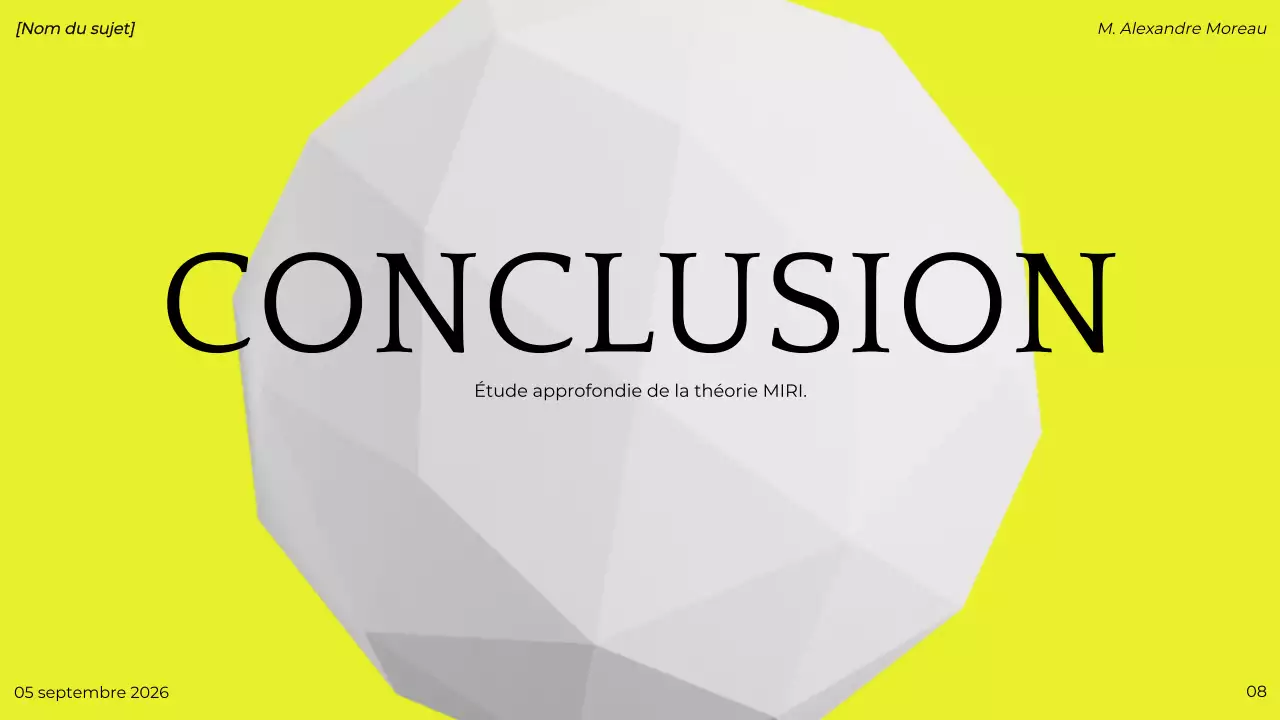 présentation d'un projet vert moderne