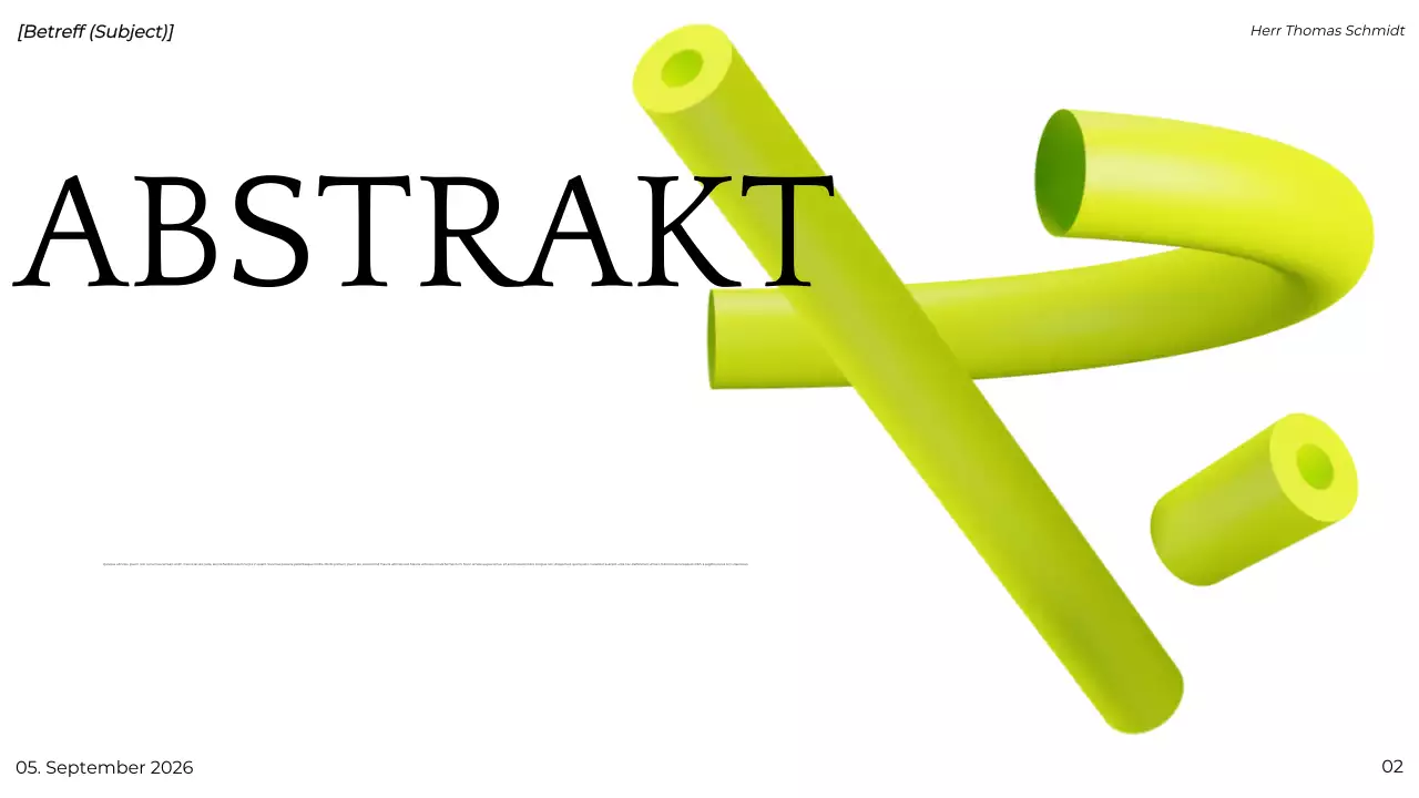 grün modern Projektpräsentation