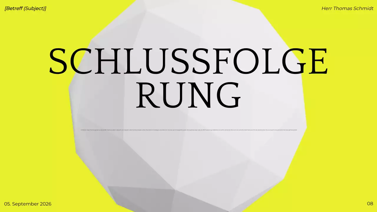 grün modern Projektpräsentation