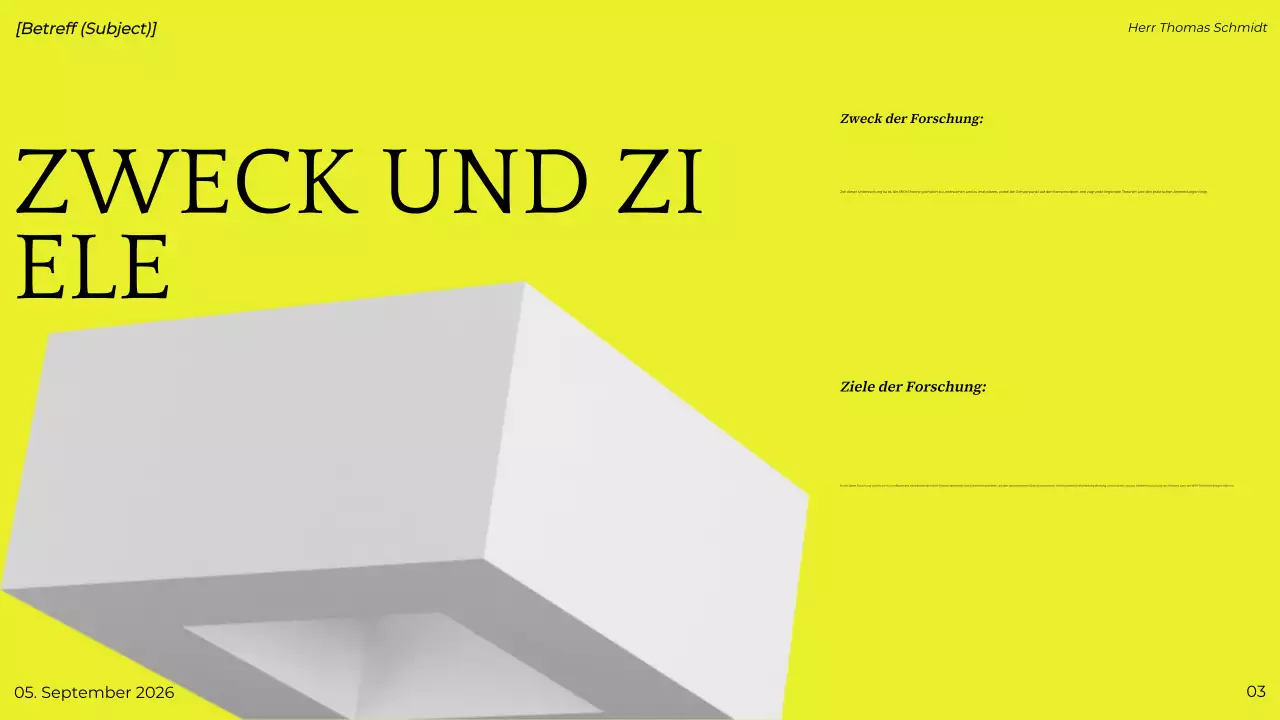 grün modern Projektpräsentation