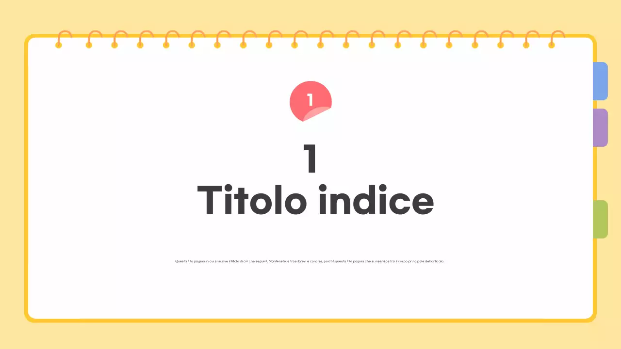 Giallo Descrizione del modello semplice