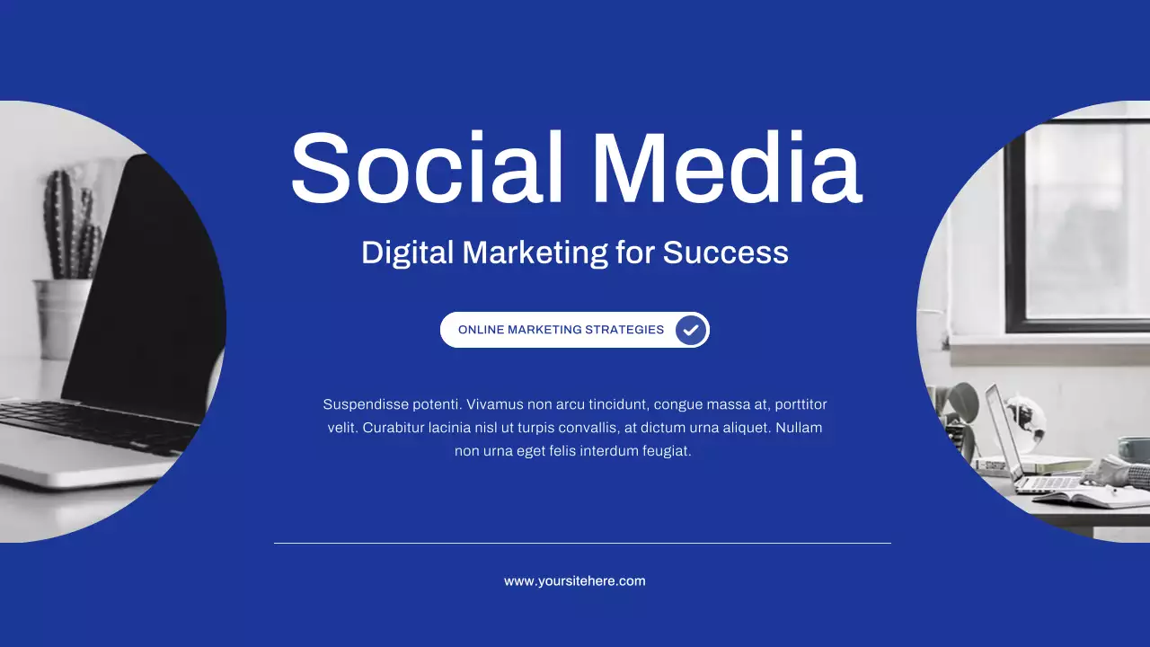 Blue Modern Marketing Presentation