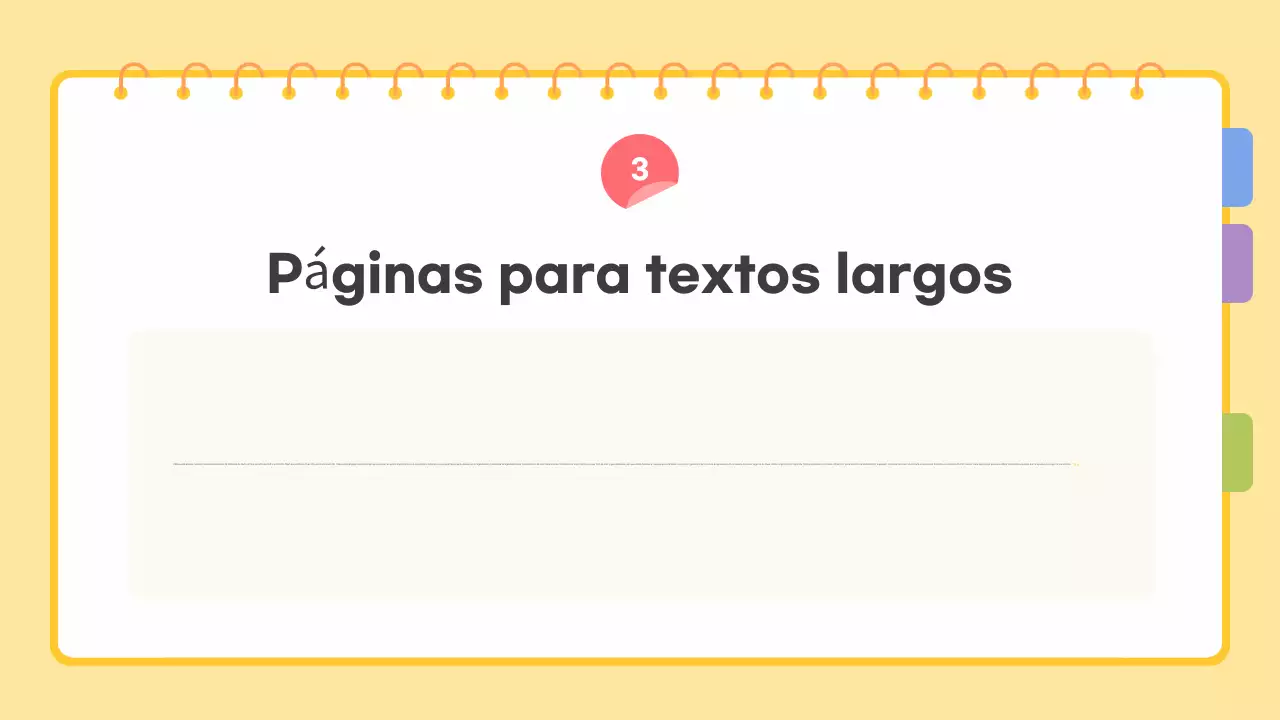 Amarillo Descripción sencilla de la plantilla
