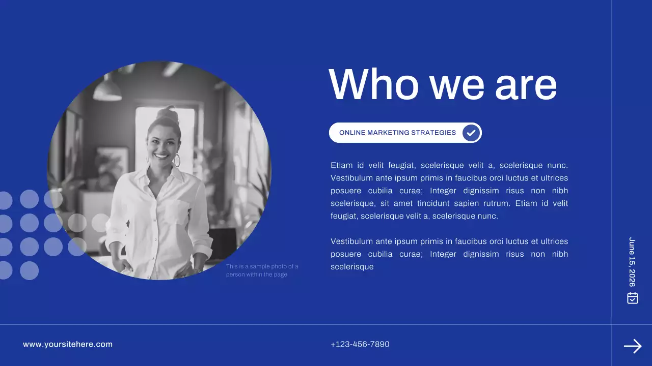 Blue Modern Marketing Presentation