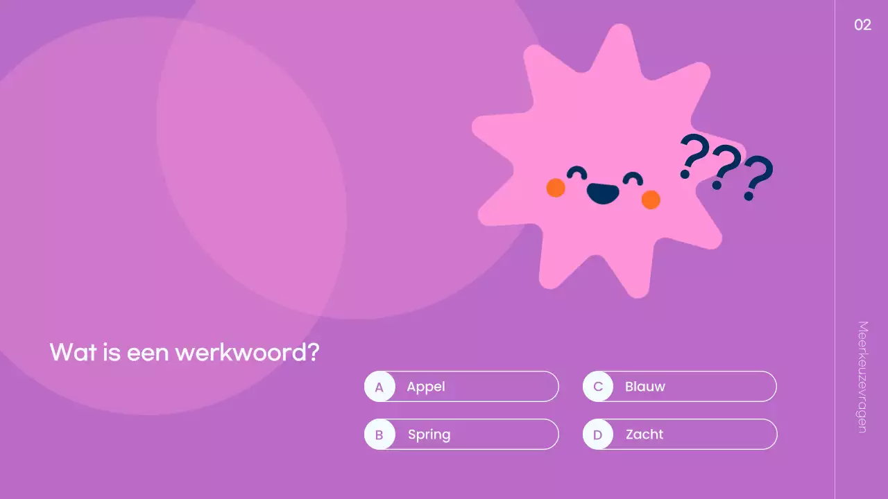 Kleurrijke Speelse Quiz Tijd