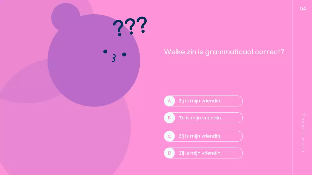 Kleurrijke Speelse Quiz Tijd