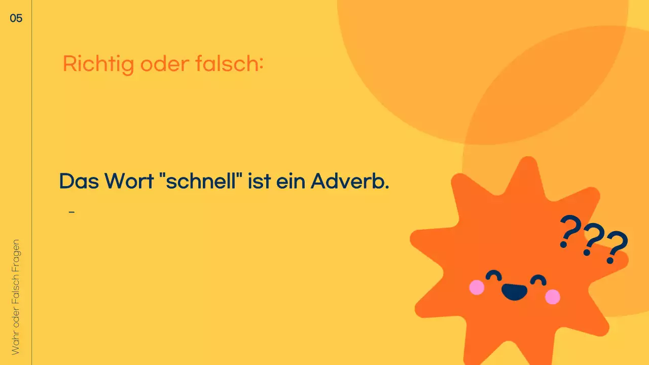 Bunte, spielerische Quiz-Zeit