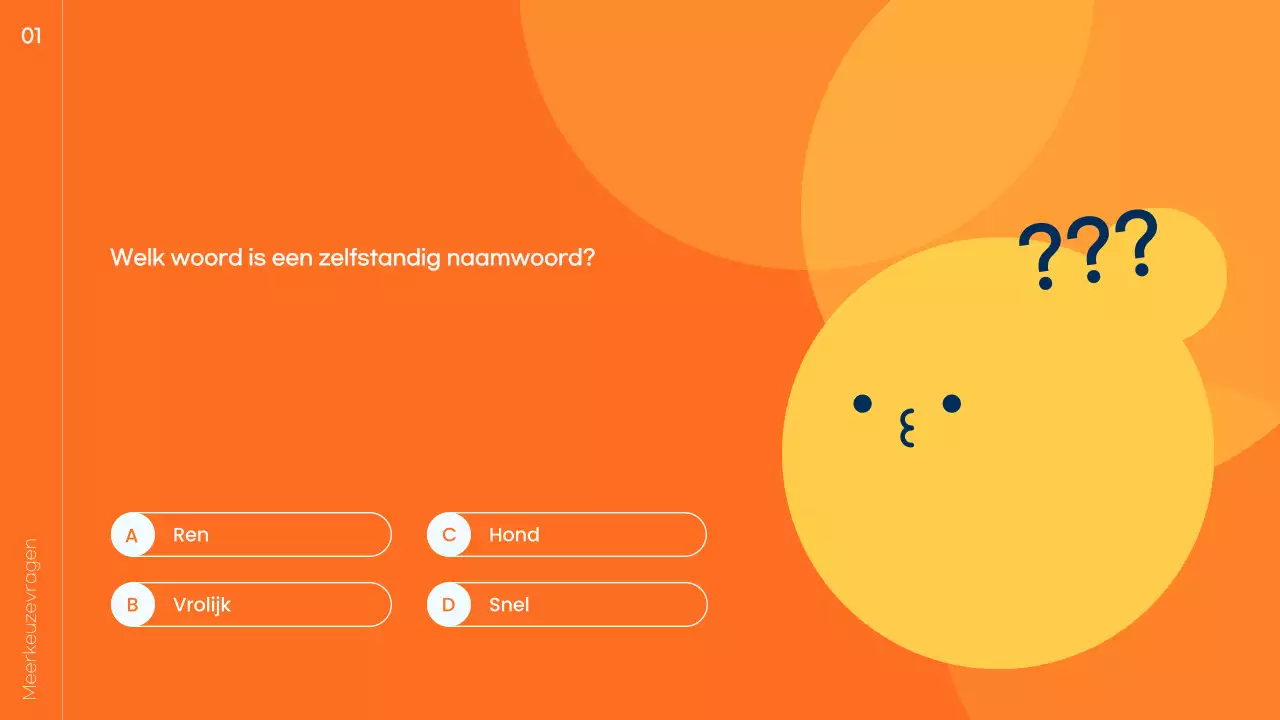 Kleurrijke Speelse Quiz Tijd