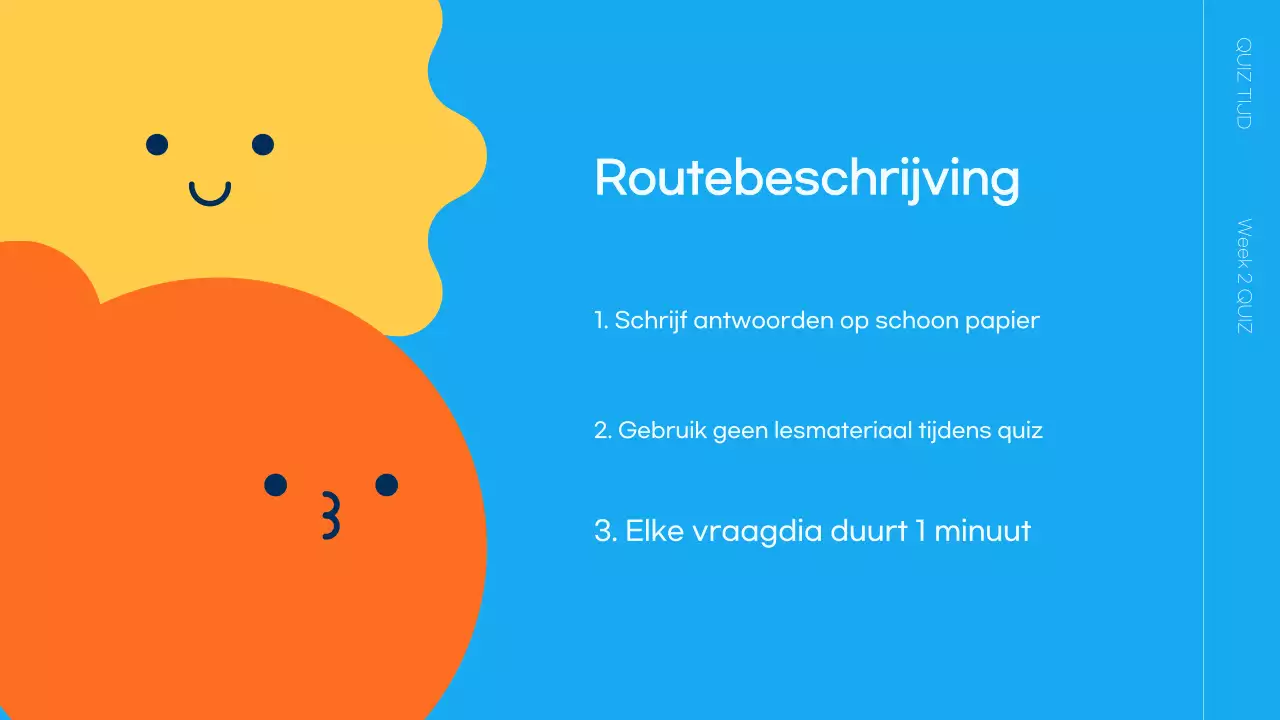 Kleurrijke Speelse Quiz Tijd