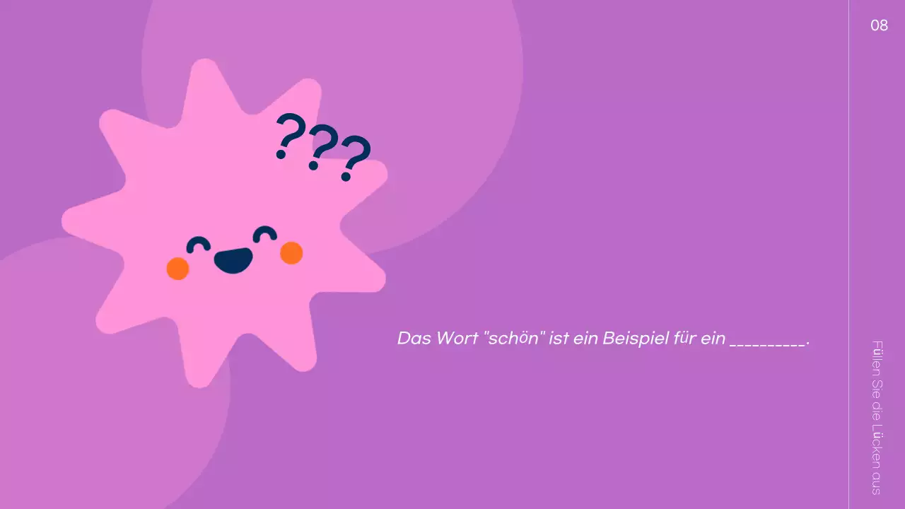 Bunte, spielerische Quiz-Zeit