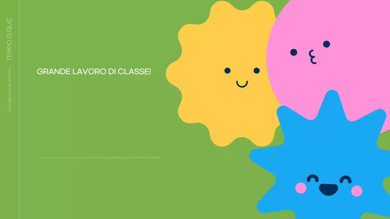 Tempo di Quiz colorati e giocosi