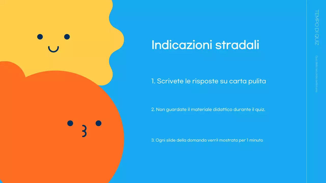 Tempo di Quiz colorati e giocosi