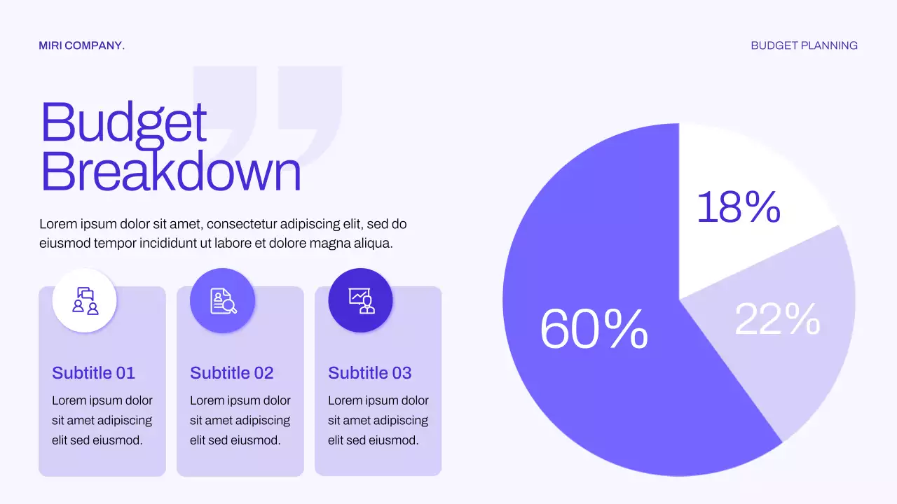 Purple Modern Finance Planner Presentation