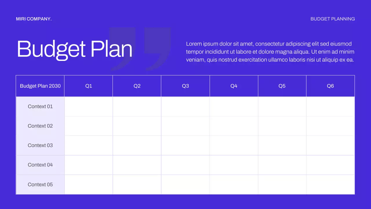 Purple Modern Finance Planner Presentation