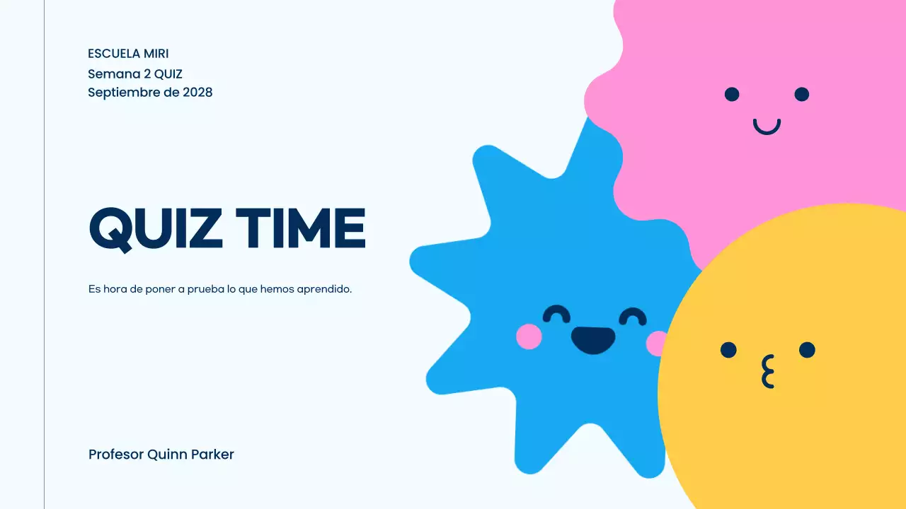 Hora del concurso lúdico y colorido