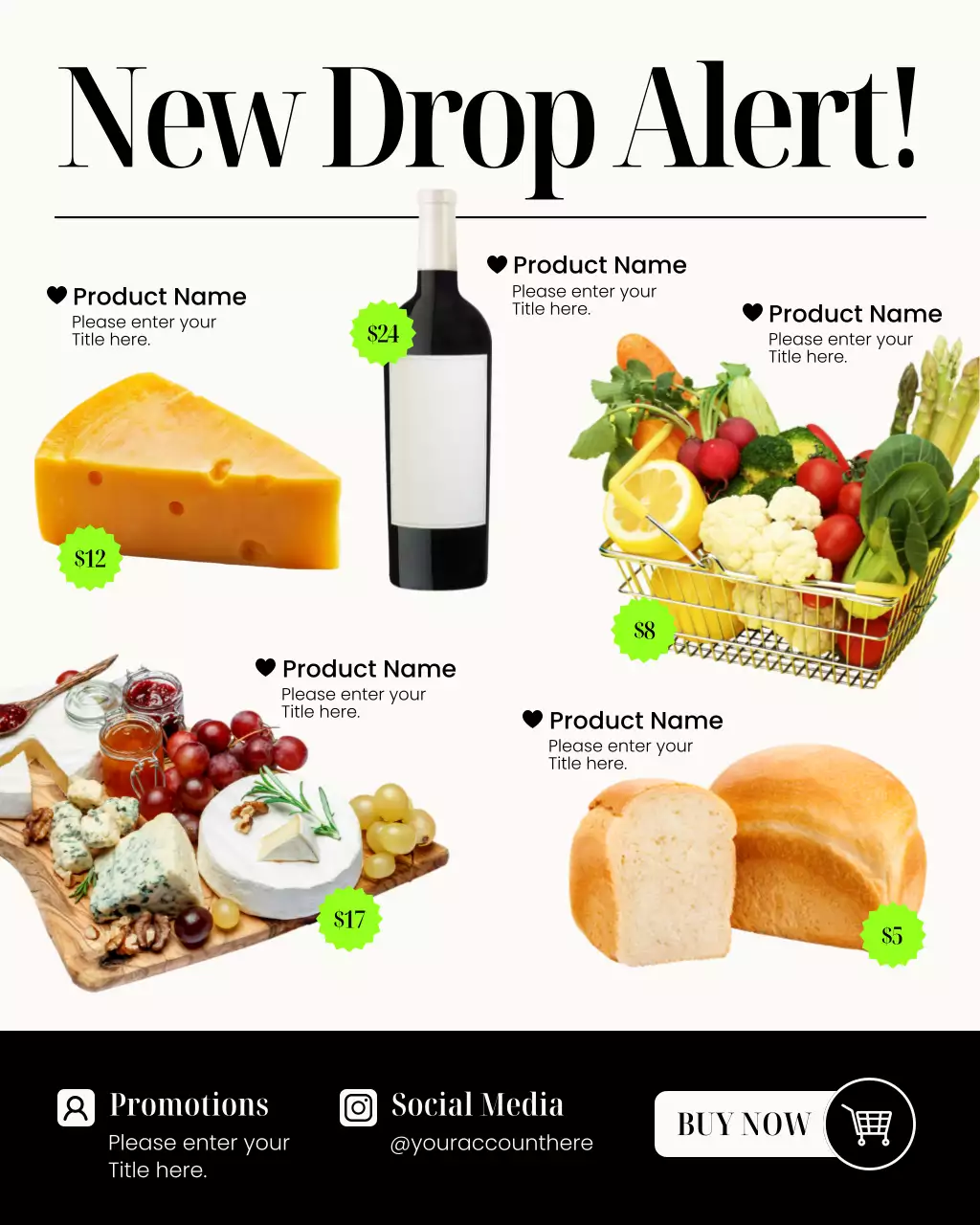 Beige Modern Food Promotion