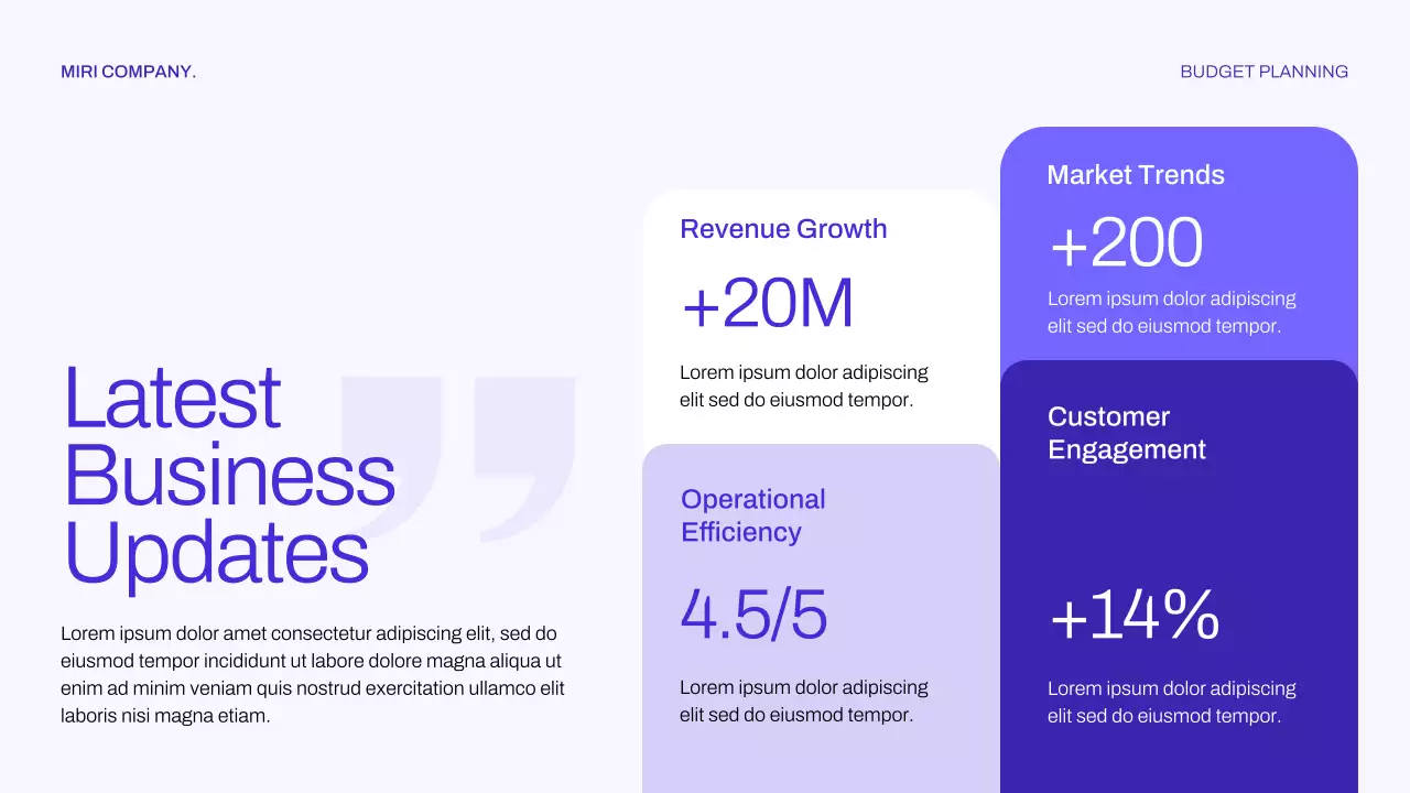 Purple Modern Finance Planner Presentation