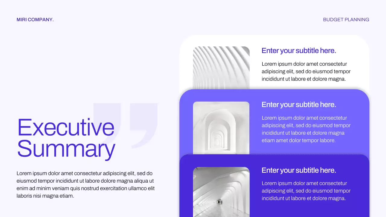 Purple Modern Finance Planner Presentation