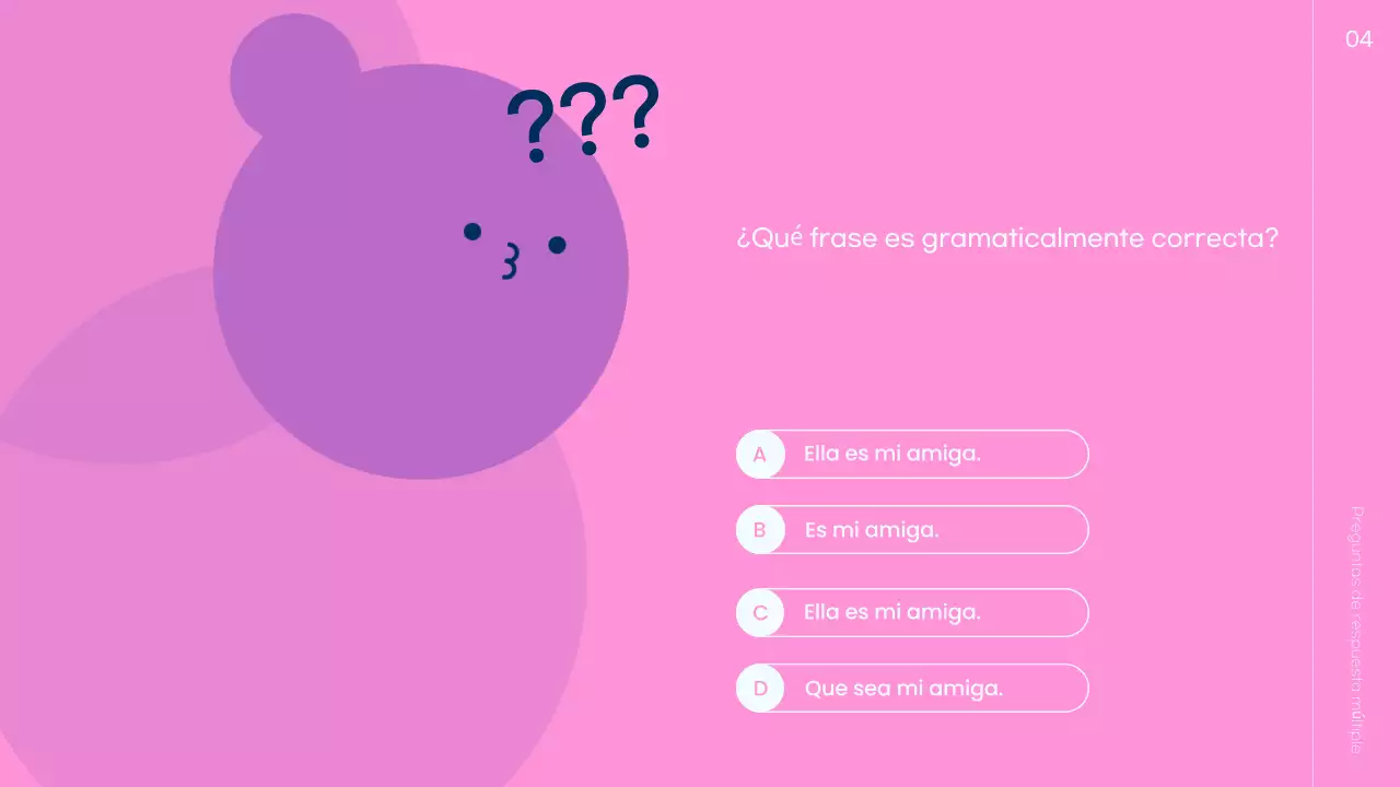 Hora del concurso lúdico y colorido