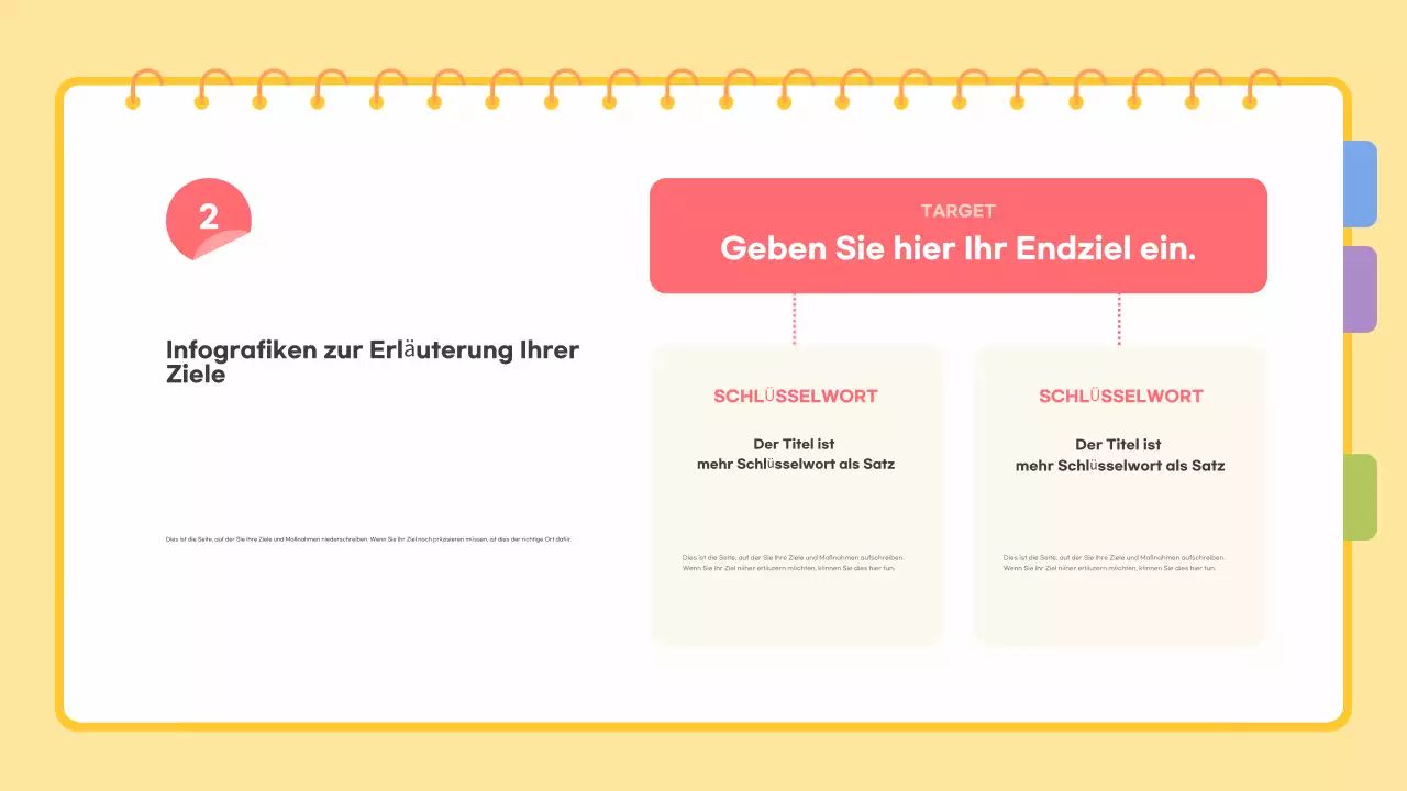 Gelb Einfache Vorlage Beschreibung